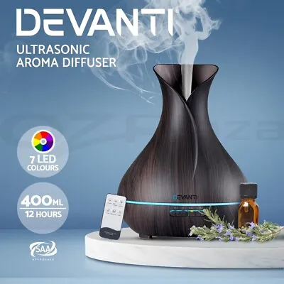 $34.95 • Buy Devanti Aromatherapy Diffuser Aroma Essential Oil Ultrasonic Air Humidifier Mist