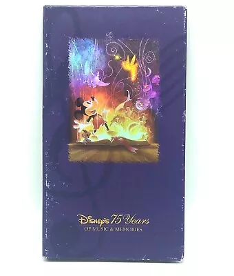 Disney 75 Years Of Music Memories Box Set 3 CDs Mikey  Mouse Authentic #34267 • £19.23