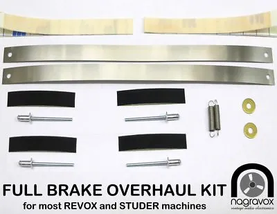 Studer A810 B67 Tape Machines Full Brake Overhaul Kit • $251