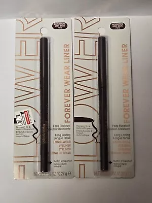 2 PACK Forever Wear Eyeliner Brown Stone FW3 Built In Sharpener Automatic Pen • $9.99