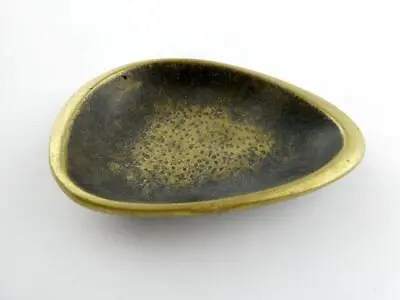 Nordia Made In Israel Vintage Brass Coin Dish Hammered Design VGOOD CONDITION • $28.88