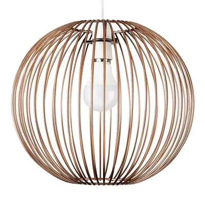 Ceiling Light Shade Copper Metal Globe Pendant Living Room Lampshade • £17.99