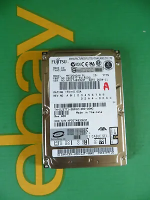 £22.70 • Buy Fujitsu 40GB IDE PATA 2.5  Laptop Hard Disk Drive HDD MHT2040AH (I47-A)