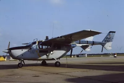 4642 Original Military Aircraft Slide O-2a Skymaster 69-7617 Usaf 1979 • $2