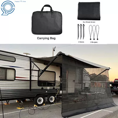 RV Awning Sun Shade Screen Mesh For Camper Trailer Canopy UV Sun Blocker • $49.40