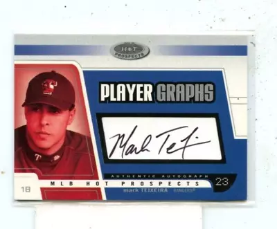 MARK TEIXEIRA 2003 Fleer Hot Prospects Playergraphs Auto Autograph #D /400 • $11.25