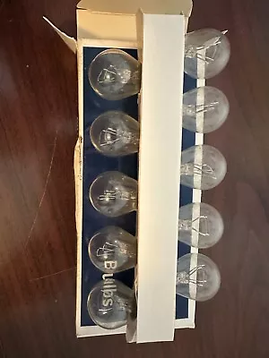Miniature Light Bulbs 10 Bulbs 12V 32/4 C.P. 1157 Vintage Made In The USA • $8.99