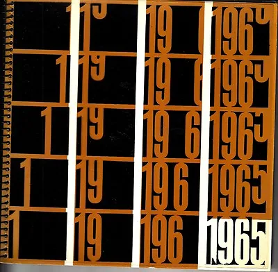 MOMA 1965 Appointment Calendar Film Library Museum Of Modern Art Film Stills NYC • $48.75