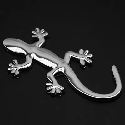 3D Metal Gecko Lizard Logo Car Sticker Chrome Emblem Badge Decal Accessories • $6.35