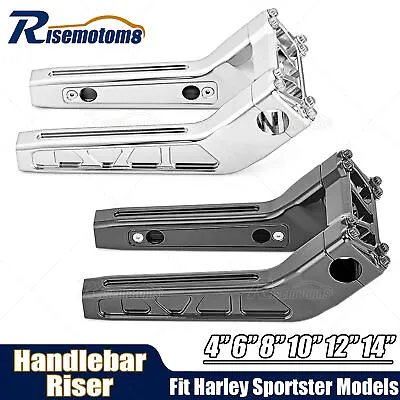 4 -14  Handlebar Riser Kit 1.5  Pullback For Harley Touring Road King - 1  Clamp • $108.99