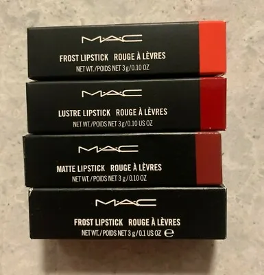 NIB MAC Lipstick: Matte Frost Powder Kiss Lustre Love Me • $12