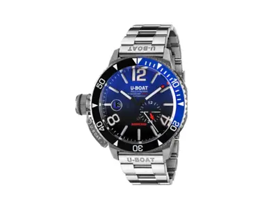 £2883 • Buy U-Boat Classico Sommerso Ghiera Ceramica Blue Automatic Watch, 46 Mm, 9519/MT