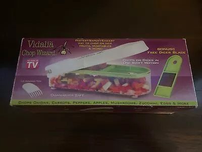 Vidalia Chop Wizard Food Vegetable Fruit Dicer Chopper With Bonus Blade • $17