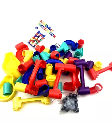 Marble Run Set 56pc Toys Children Kids Building Contruction Boys Girls Plastic • $16