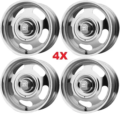 17 Polished Wheels Rims Aluminum Alloy Vintage American Racing 4 Lug Rally • $998