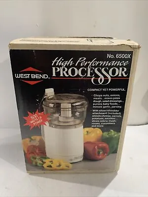 $88 • Buy Vintage West Bend High Performance Processor 6500X *Brand New
