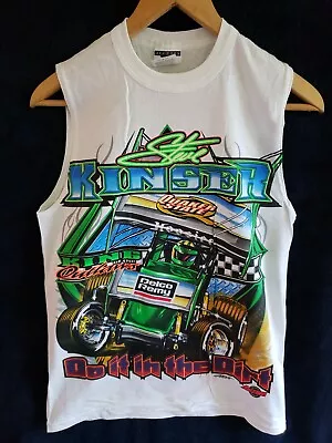 Steve Kinser Sprint Car Tank Top T-Shirt 2004  Youth Large 14 / 16 Vintage  • $14.77