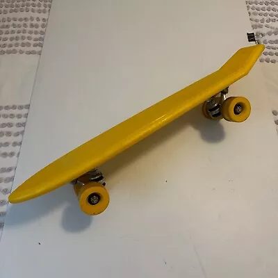 Vintage Variflex Plastic Skateboard 1970's 70s Flexible Flyer Yellow • $50