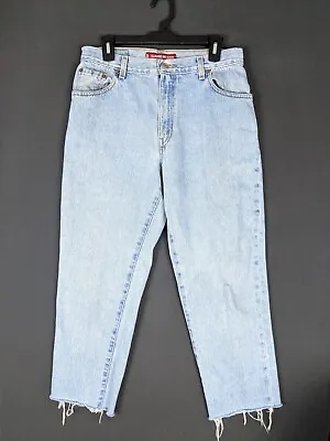 Vintage Levis Jeans Women 12 550 Classic Relaxed Taper Leg Blue Stretch Denim • $2