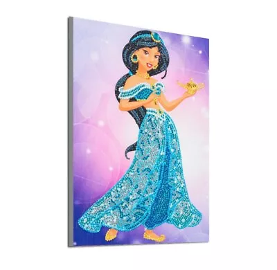 $17.95 • Buy AU Seller 5D Crystal Diamond Painting Partial Kit - Disney Princess Jasmine