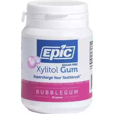 Epic Sugar-Free Xylitol Gum - Bubblegum X50 • $24.42