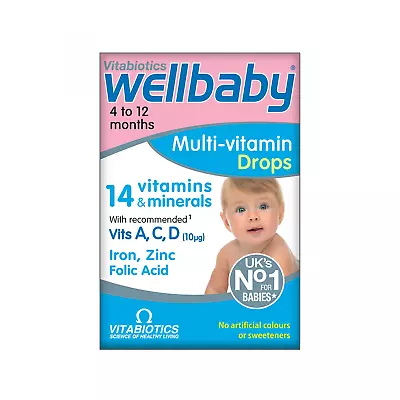 Vitabiotics -  Wellbaby Multivitamin Drops (30ml) • $20.06