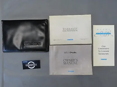 1991 Mazda Miata Owners Manual Warranty Booklet Case Cover #1 • $80.95