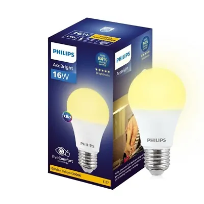 PHILIPS 16-watt LED Bulb |AceBright High Wattage LED Bulb Warm White Pack Of 1 • $16.99