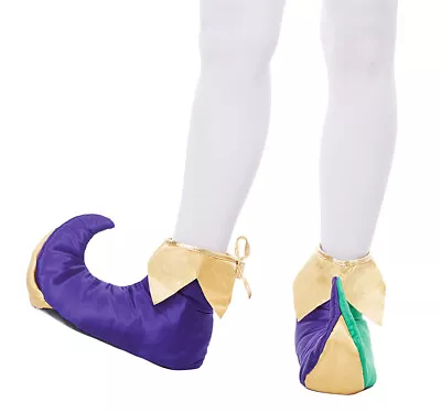 Mardi Gras Shoes Traditional Color Halloween Costume Accessory Adult Men 60277 • $6.52