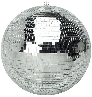 Showtec 500mm 20  50cm Silver Sparkling Disco Lights Halloween Party Mirror Ball • £102.50