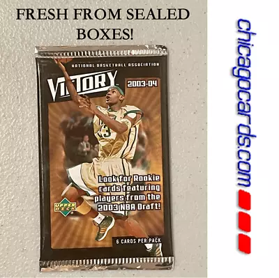 2003-04 Upper Deck Victory BK PACK Look4 LeBron James Rookie RC SP Parallels • $44.95