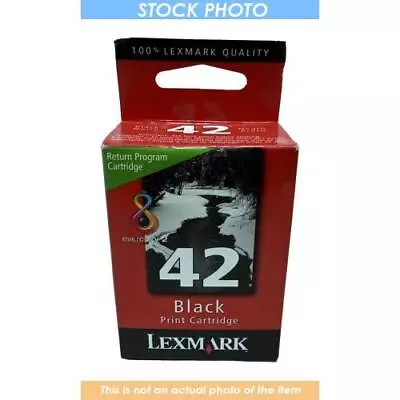 18y0142e Lexmark 42 Ink Cartridge Black Rp • £110.68