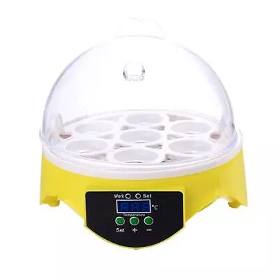 YouN 7 Egg Incubator Poultry Incubator Brooder Digital Temperature Control (EU) • £26.11