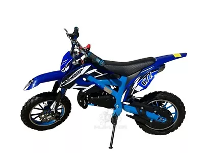 49cc Mini Motor Dirt Bike Kids Pocket Rocket Pee Wee Motorcycle Atv 50cc Blue • $399