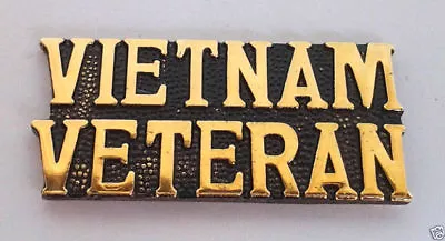 VIETNAM VETERAN (1-1/4 ) Military Hat Pin 15206 HO • $9.88