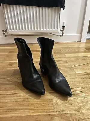 Zara Ankle Pointed Boots Size 7 • £20