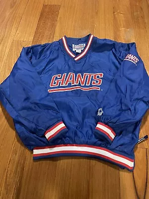 Vintage 90's Starter NFL New York Giants Pro Line Windbreaker Pullover Size XL • $65