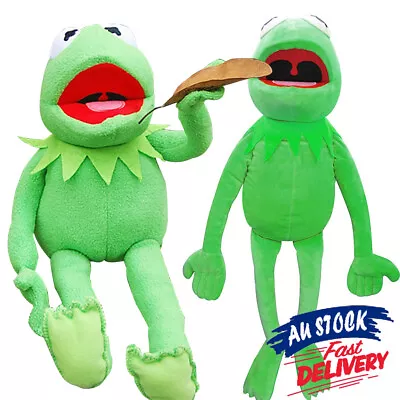 Kermit Sesame Street Muppets Kermit The Frog Toy Plush 18  Stuffed Plush • $17.69