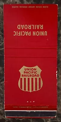 Union Pacific Railroad Red Matchbook Only No Matches Vintage Free Shipping • $9.99