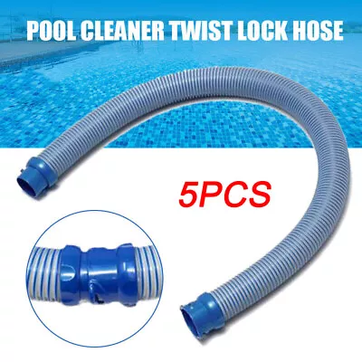 5pcs Pool Cleaner Twist Lock Hose 1M For Baracuda Zodiac X7 T3 T5 MX8 MX6 • $38.29