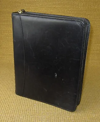 Classic 1.5  Rings | Black LEATHER FRANKLIN COVEY/Quest ZIP Planner/Binder USA • $14.50