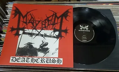 MAYHEM Deathcrush - ERROR BOTH A SIDE!! LP 180G Black Vinyl Record 2009 • $49.99