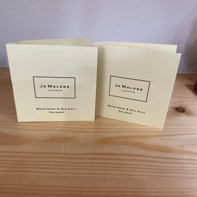 $11.99 • Buy 2 JO MALONE London Wood Sage & Sea Salt Cologne  0.05oz/1.5mL Trial Spray Vial