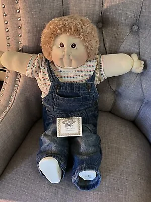 Cabbage Patch Soft Sculpture 1985 Sandy Hair Boy Light Skin Brown Eyes • $96.71