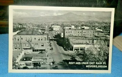 Circa 1930's Roxy Ann-From East Main St. Medford Or. Scarce Image • $4