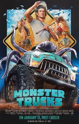 63944 Monster Trucks 2017 Cartoon Wall Decor Print Poster • $19.95