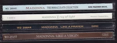 : Lot 4 CD Madonna: Like A Virgin Ray Of Light Immaculate Collection Prayer • $16.65