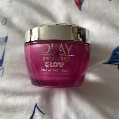 Olay Glow Regenerist Priming Moisturiser Glowing Skin 50ml (No Box) • £12.50