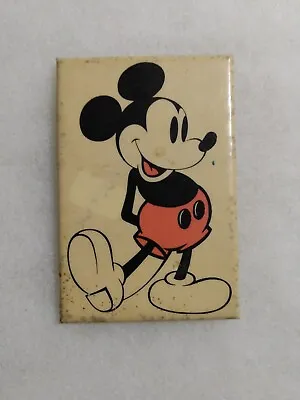Original Vintage Disney Mickey Mouse Hand Pocket Mirror  • $25