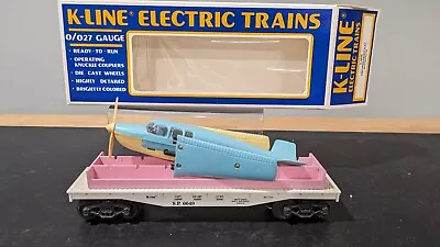 Custom K-Line K6649 Girls Train Flatcar With Airplane • $55